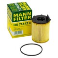 Ölfilter Mann Filter HU 716/2 x für Citroen C-Max C3 C2 C5 Ford Peugeot Volvo