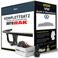 Für VW Golf V Fliessheck Typ 1K1 Anhängerkupplung starr +eSatz 7pol 03-08 NEU