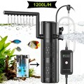 5-in-1 Aquarium Innenfilter mit UV Aquarium Filter Pumpe Einstellbarer 1200 L/H