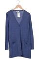 Peter Hahn Strickjacke Damen Cardigan Jacke Gr. EU 50 Schurwolle Blau #0t63uae