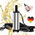 Minipumpe 12-15l/min 38mm Tauchpumpe 12V Wasserpumpe Diesel Drucktauchpumpe! DHL