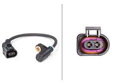 ABS Sensor Raddrehzahl HELLA 6PU 009 106-741 für 1J1 VW GOLF OCTAVIA SKODA A3 TT