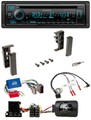 Kenwood Bluetooth DAB CD Lenkrad USB Autoradio für Audi A3 A4 A6 99-00 Aktivsyst
