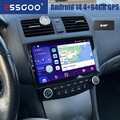DAB+ Für Honda Accord 7 VII 2003-2007 Android 14 Autoradio GPS Navi WIFI 4+64GB