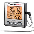 Küchenthermometer Digital, Grillthermometer, Fleischthermometer, Timer, Edels...