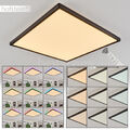 LED Fernbedienung Decken Lampe Panel dimmbar Flur Wohn Schlaf Zimmer Leuchte RGB
