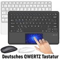 Für iPad 5/6/7/8/9/10th Air 6 5 4 3 Pro 11'' 13'' Touchpad QWERTZ Tastatur Maus