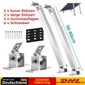 Aufständerung Solarmodul Halter Wand Dach Boden Balkonkraftwerk PV 1/2/4/8 Kits