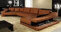Ledersofa Wohnlandschaft XXL Ecksofa Bigsofa Couch Garnitur Designersofa  PHM105