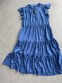 Schöne blaues Sommerkleid Gr. 44/46 mit Etikett