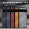 Hülle Für Google Pixel 9A 9 Pro XL 8 8A 7 7A 6 6A Handyhülle Case Leather Cover