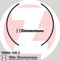 Zimmermann 10990.106.2 Bremsbackensatz für Feststellbremse Bremsbacken 