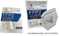 FFP2 MASKE WEISS - CE0598 - PREMIUM Produkt Mundschutz Atemschutzmaske