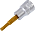 HAZET Schraubendreher-Steckschlüsseleinsatz 8801-4 ∙ 3/8 Zoll (10 mm) Vierkan...