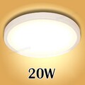 20W LED Deckenlampe Ultraflach Panel Deckenleuchte Warmweiß Wohnzimmer Esszimmer