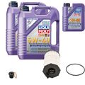 BOSCH Ölfilter 11L Liqui Moly Leichtlauf High Tech 5W-40 für Audi VW A6 Avant