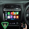 4+64G Android 15 Autoradio Carplay FM RDS GPS Navi für VW Polo 6R 6C V 2009-2018