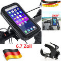 360° Fahrrad Motorrad Handy Halterung Smartphone Halter Wasserdicht bis 6,7 Zoll