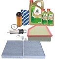 BOSCH Inspektionspaket 7L CASTROL EDGE 0W30 Öl für BMW F90 F96 G11 G31 3.0D