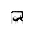 Wellendichtring Nockenwelle Corteco 20015738B für Renault Volvo Motor Hinten