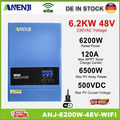 ANENJI 6200W 48V Solar Inverter Off-grid Wechselrichter MPPT 120A Reiner Sinus