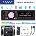 DAB+ MP3 Autoradio RDS AM FM 2x USB Freisprecheinrichtung SD AUX IN 1 DIN BT TF