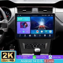 13.1" Android 14 4G+64G CarPlay Autoradio GPS NAV FM Für Ford Mustang 2010-2014