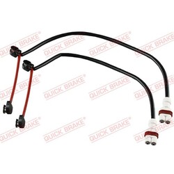 1x ORIGINAL® Quick Brake Warnkontakt, Bremsbelagverschleiß Vorne für Porsche
