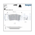 Bremsbelagsatz, Scheibenbremse DELPHI LP3659 für NISSAN RENAULT, Hinterachse