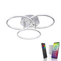 LED Deckenlampe Smart Home CCT Farbwechsel per Fernbedienung 3-flammig Alexa APP
