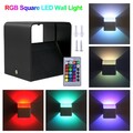 RGB LED Wandleuchte Außen Innen Wandspot Fassadenlampe Strahler UP Down Lampe 3W