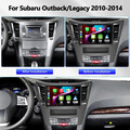 6G+128G Android 14 Autoradio DAB+ Carplay Für Subaru Legacy Outback 2010-14 GPS