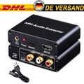 HDMI ARC Audio Extractor Konverter Adapter für optische Faser Koaxia TV Soundbar