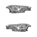 2X ALKAR HALOGEN LED SCHEINWERFER SATZ LINKS+RECHTS passend für TOYOTA C-HR