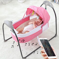 Elektrische Babywiege Stubenwagen Babyschaukel Baby Schaukel mit Timer + Music