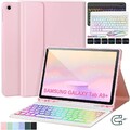 Für Samsung Galaxy Tab A9 Plus 11'' QWERTZ Beleuchtete Tastatur Hülle mit Maus