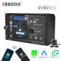 7" Autoradio 2 DIN Wireless Carplay/Android Auto Bluetooth FM USB AUX SD Kamera