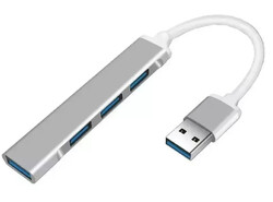 USB 3.0 Hub Verteiler Adapter für Notebook Smartphone Laptop Daten Laden PC 4in1