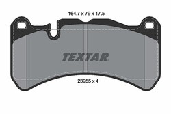 TEXTAR Bremsbelagsatz, Scheibenbremse Vorderachse u.a. für MASERATIDie Nr.1* für Autoteile: Top-Preis-Leistungs-Verhältnis