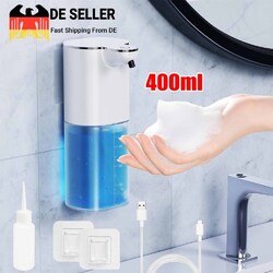380ml Seifenspender Sensor, Automatischer Schaum Seifenspender,Wandseifenspender