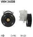 SKF Spannrolle, Keilrippenriemen Links, Rechts u.a. für FORD, MAZDA