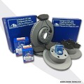ATE Bremsenset vorne + hinten Bremsscheiben + Bremsbeläge für VW Passat Variant 