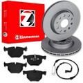 Zimmermann BREMSSCHEIBEN + BELÄGE HINTEN passend für BMW 3er E90 E91 E92 E93