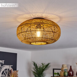 Decken Leuchte Boho Style Flur Wohn Schlaf Zimmer Raum Lampe Lichteffekt Rattan