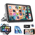Autoradio mit Apple Carplay GPS NAVI WIFI BT DAB+ 1 DIN 10.1" Android 14 4+64GB