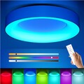 24W LED Deckenleuchte mit RGB Farbwechsel – Modern und Dimmbar für jedes Zuhause