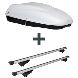 Dachbox G3 Helios + Dachträger G3 Clop airflow für Dacia Logan Express Typ FSJetzt 10% sparen mit dem Code AKTIV