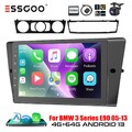 9" Android 13 CarPlay 4+64G Autoradio GPS BT Für BMW 3er E90 E91 E92 320i Kamera