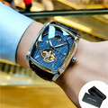 Automatik Mechanische Armbanduhr Herren 3ATM Wasserdicht Leuchtzeiger Luxus Uhr