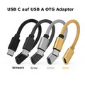 USB C Adapter OTG USB Type C auf USB A Stick iPhone Samsung Xiaomi Buchse Huawei